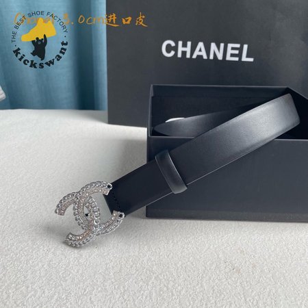 Chanel Black Belt