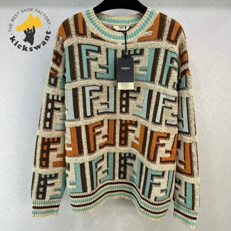 Fendi V-Neck Cardigan Sweater