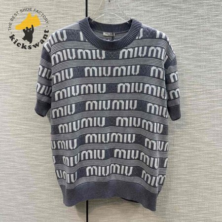 Miu Miu Knitted Short Sleeve