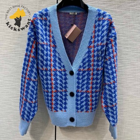 Miu Miu V-Neck Cardigan Sweater