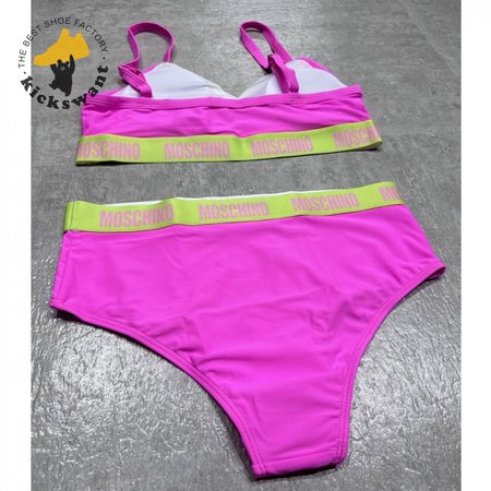 Moschino Pink Two-Piece Swimsuit