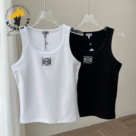 Loewe Women's White Anagram Tank Top