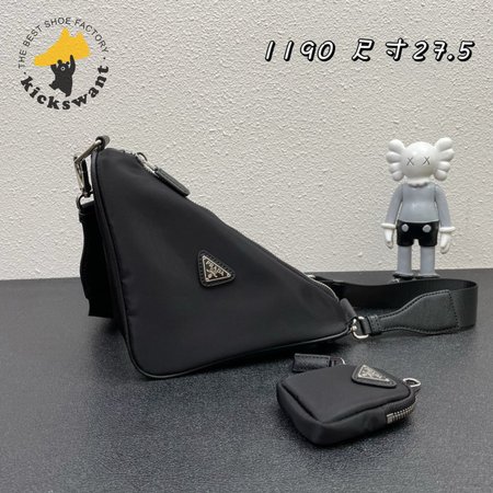 Prada Triangle Leather Bag