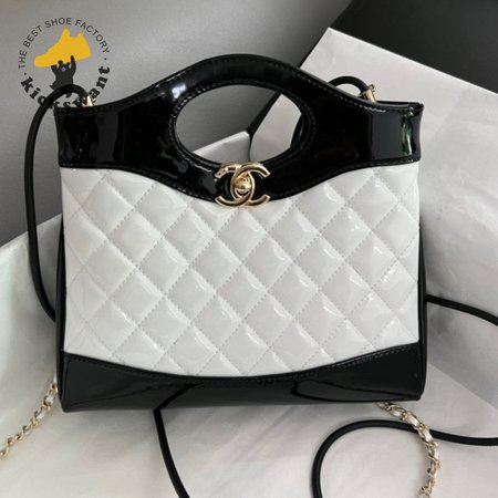 Chanel 31 Mini Tote Bag Patent Calfskin