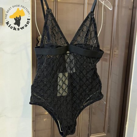 Gucci GG Tulle Jumpsuit Black
