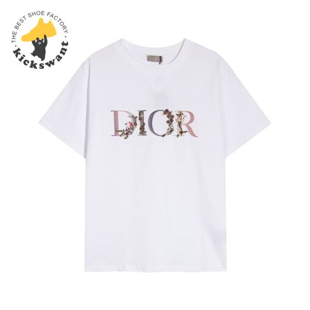 Dior Floral Logo T-shirt Men's White
