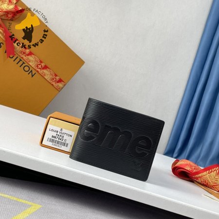 x supreme slender wallet epi black