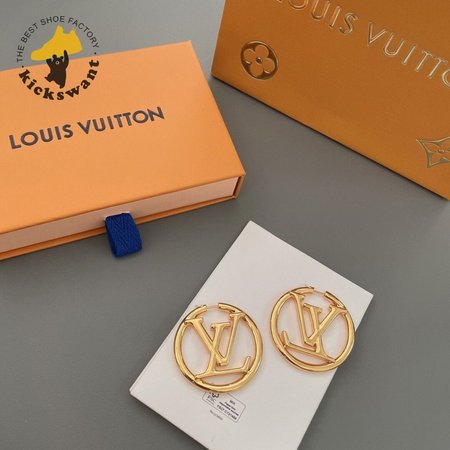 louise hoop earrings gold