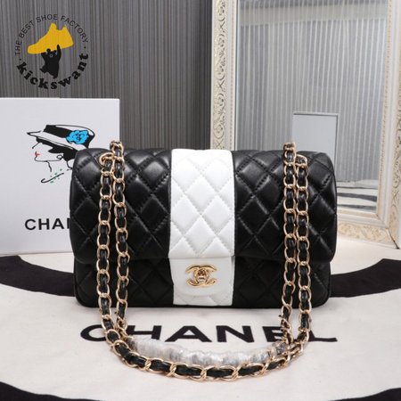 Chanel Bicolor Classic Single Flap Bag