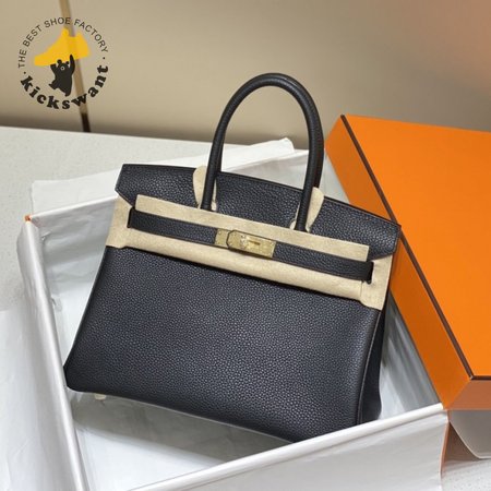 Hermes Birkin 30 Togo Black & Gold
