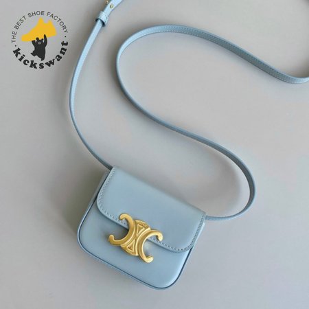 Celine Triomphe In Shiny Calfskin