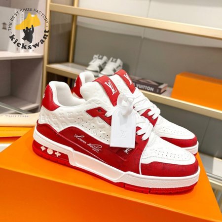 trainer #54 signature red white