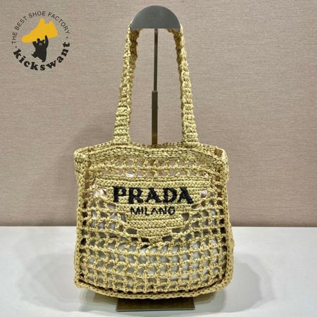 Prada Crochet Tote Bag
