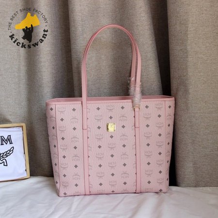 MCM Visetos Toni Shopper Tote