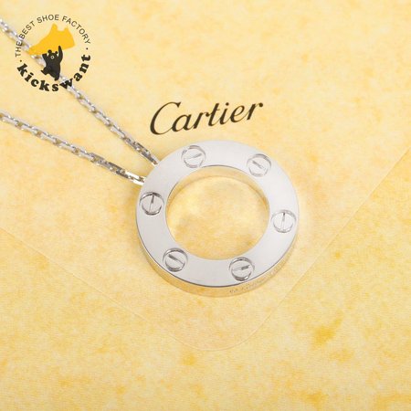 Cartier Love Necklace - 18k White Gold