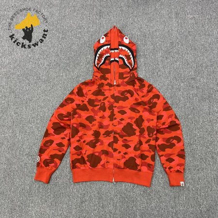 Bape Hoodie Shark Camo Print