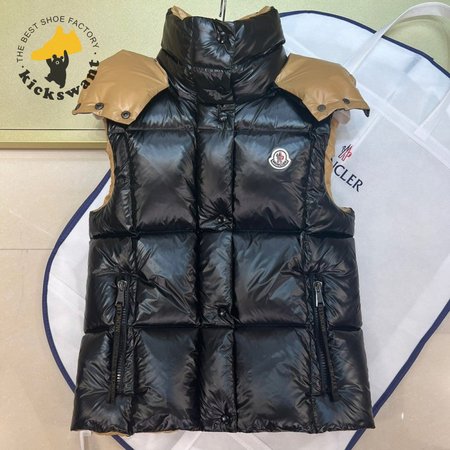 Moncler Down Vest Luzule In Black