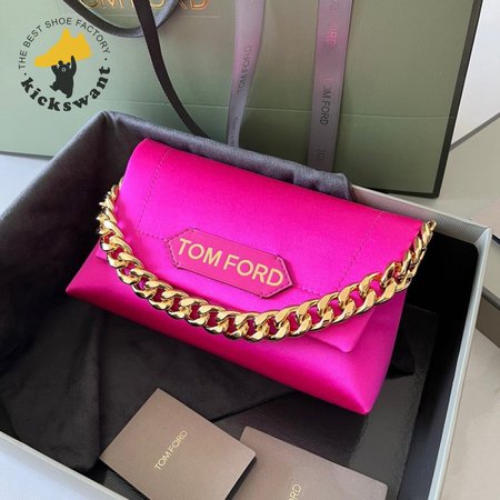 Tom Ford Satin Label Mini Chain Bag