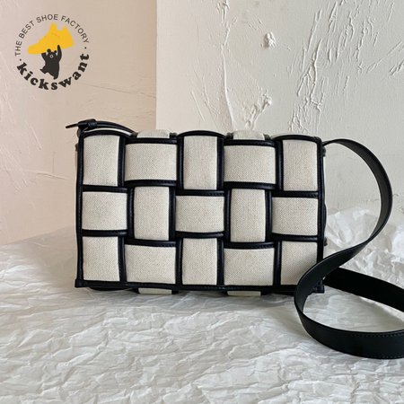 Bottega Veneta Padded Cassette Natural/black 19811