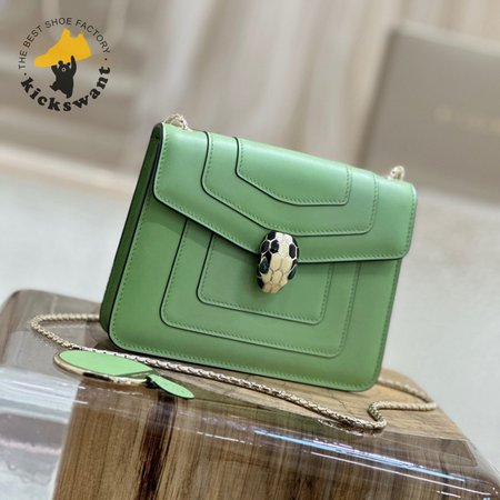 Bvlgari Serpenti Forever Crossbody Bag Green 34560