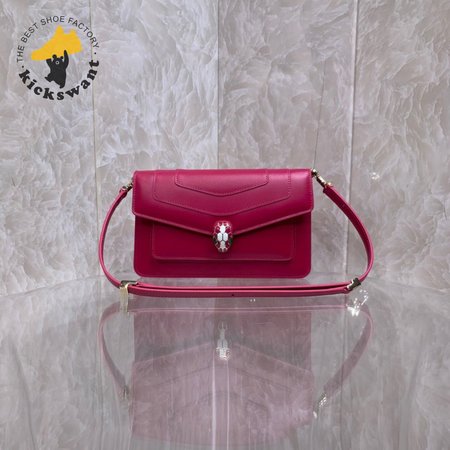 Bvlgari Serpenti Forever East-West Shoulder Bag Red 292525