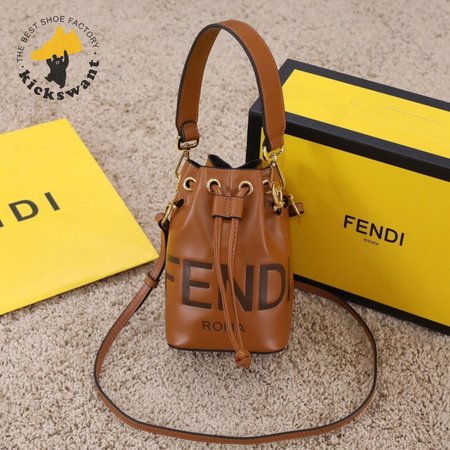 Fendi Mon Tresor Brown Leather Mini-Bag 8BS010AC9LF0QVK