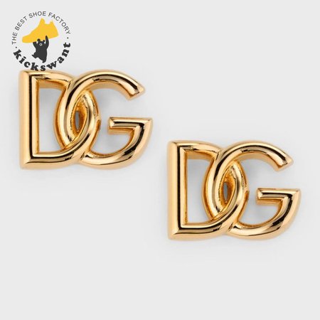 Dolce&Gabbana Logo Stud Earrings