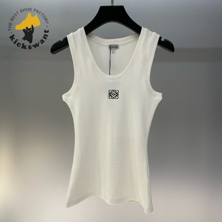 Loewe Cotton Anagram Tank Top White