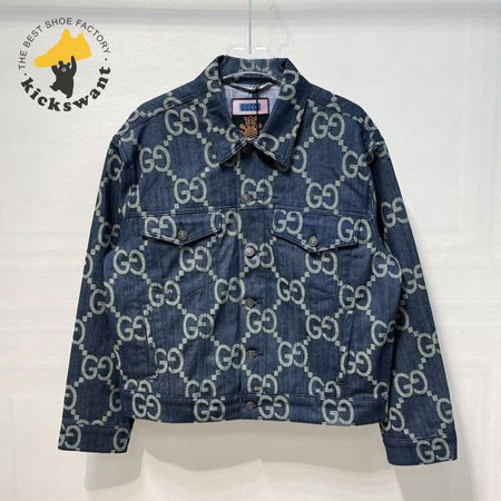 Gucci Jumbo GG Denim Jacket S-XL