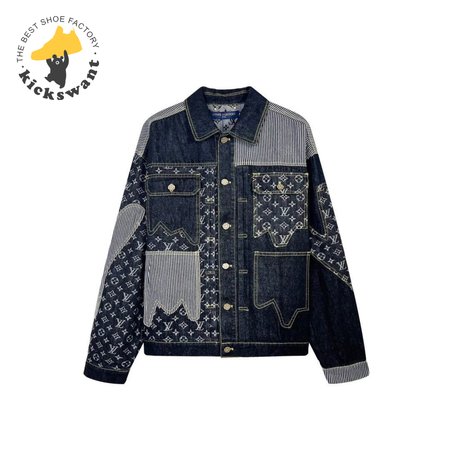 monogram crazy denim workwear jacket 1a9gej m-xl