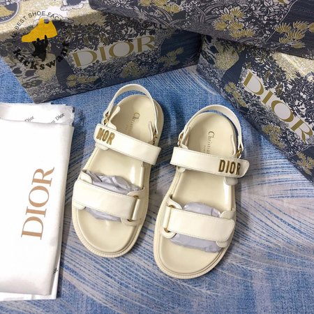 Dioract Sandal White Lambskin 35-40
