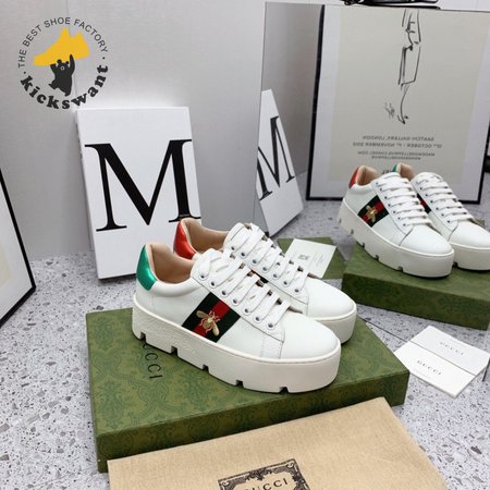 Gucci Ace Embroidered Platform Sneaker 35-39