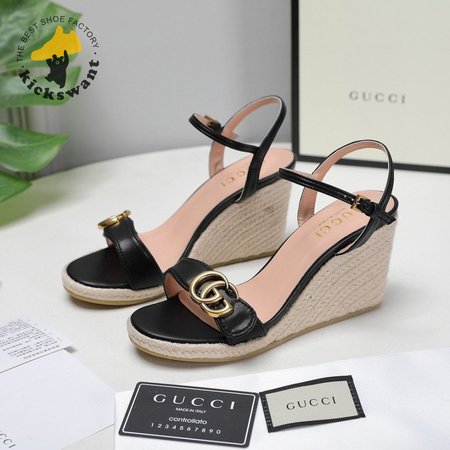 Gucci Leather Platform Espadrille 35-41