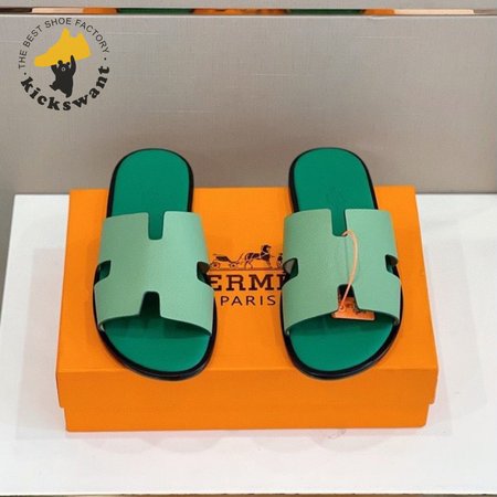 Hermes Oran Sandal Green 39-44